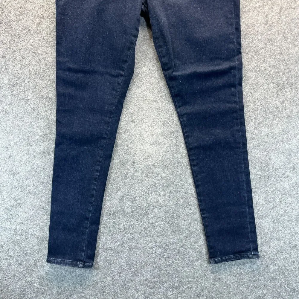 NEW Frame Jeans Women's 2 Le One Skinny Mid Rise Dark Blue Stretch Denim‎